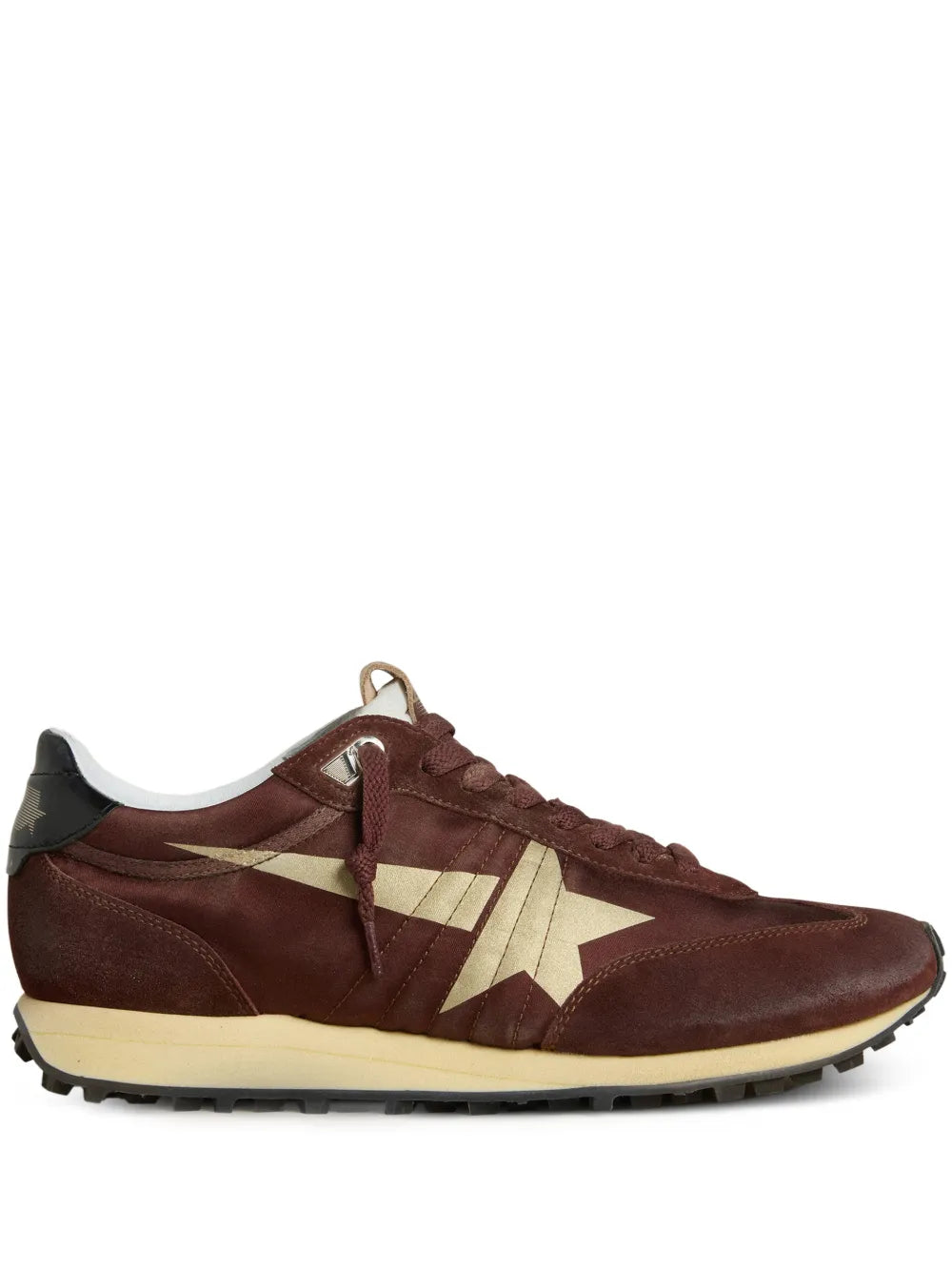 Golden Goose Marathon Satin Suede Sneakers