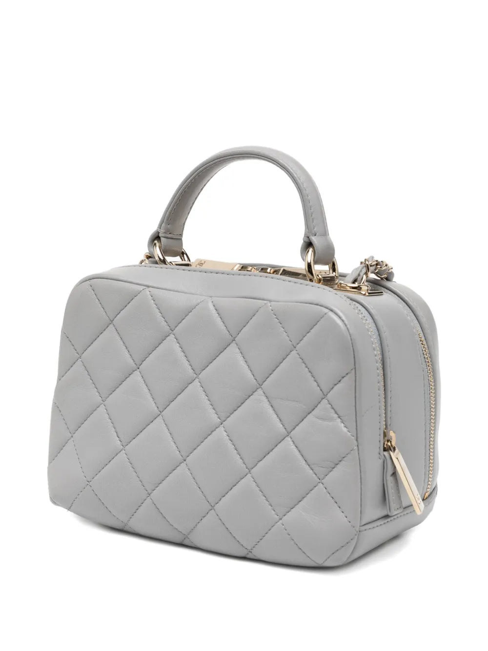 Pre-OwnedCHANEL Pre-Ownedmini trendy CC bowler bag