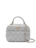 Pre-OwnedCHANEL Pre-Ownedmini trendy CC bowler bag