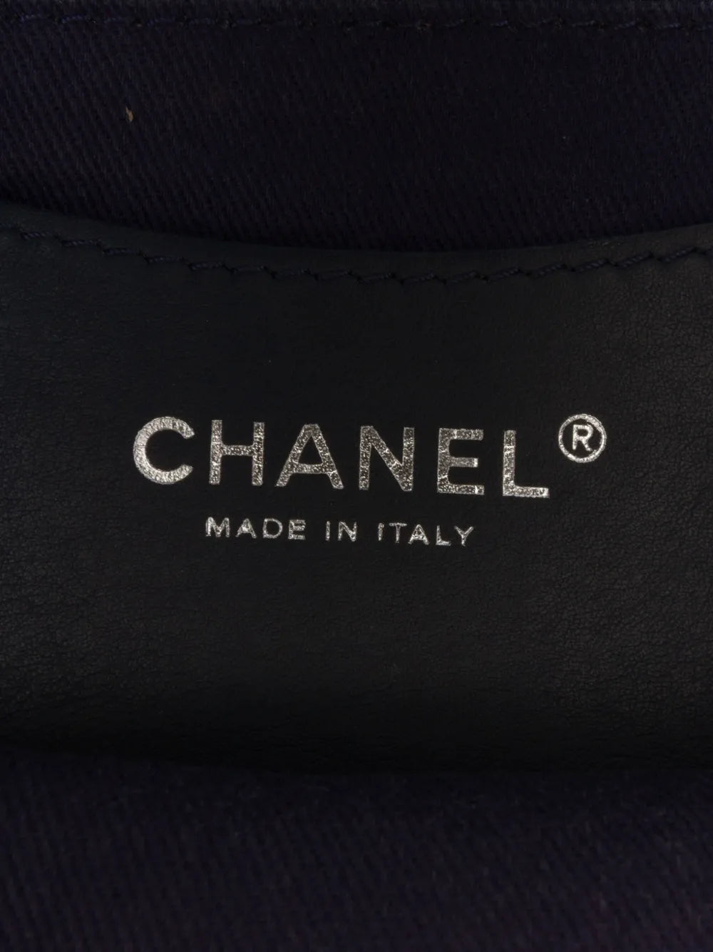 Pre-OwnedCHANEL Pre-Owned2012 Medium Embroidered Denim Camellia Flap shoulder bag