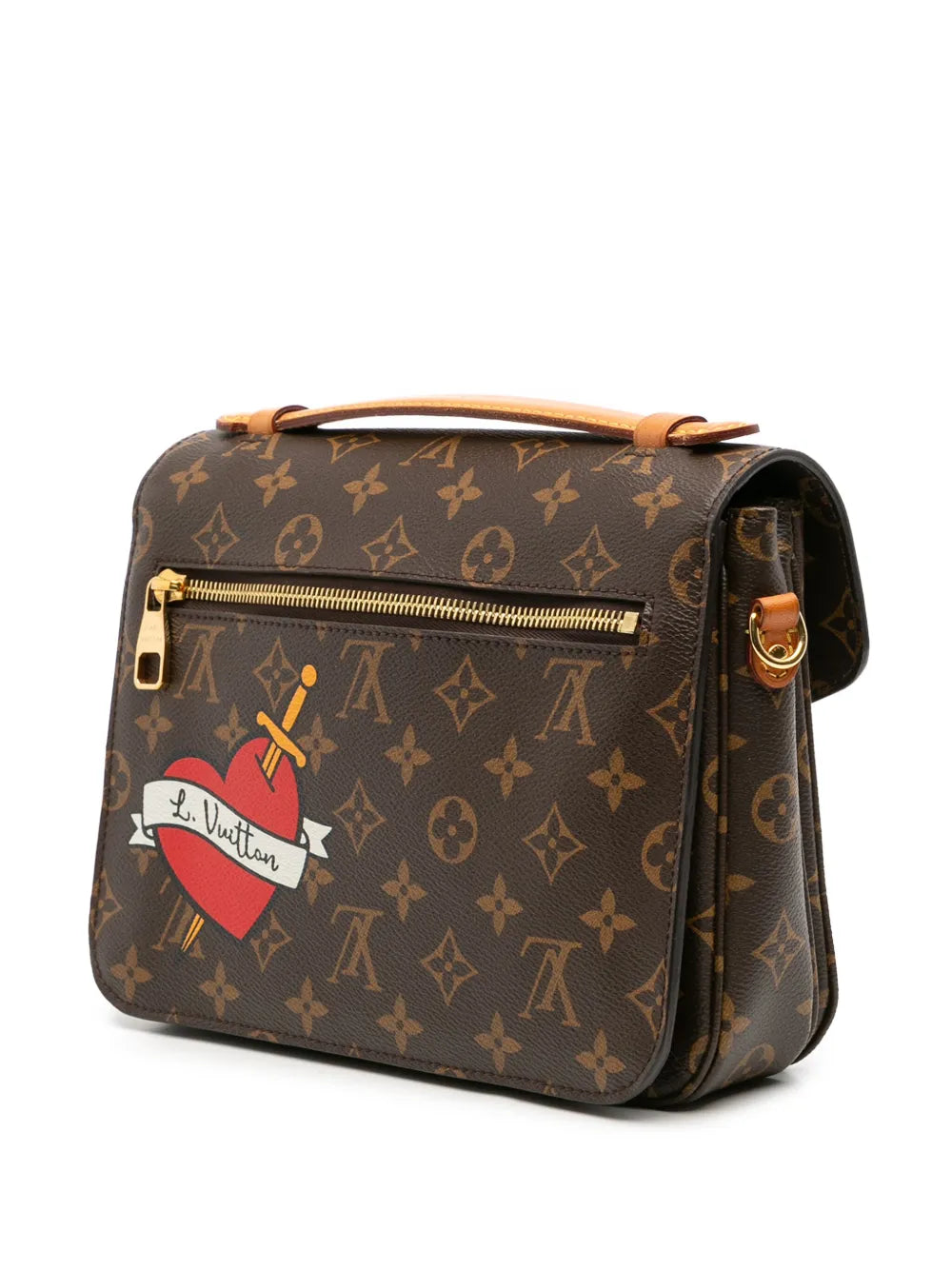 Pre-OwnedLouis Vuitton Pre-Owned2018 Monogram Patches Pochette Metis satchel