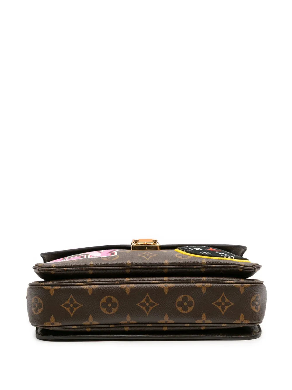 Pre-OwnedLouis Vuitton Pre-Owned2018 Monogram Patches Pochette Metis satchel