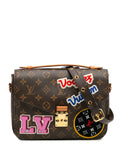 Pre-OwnedLouis Vuitton Pre-Owned2018 Monogram Patches Pochette Metis satchel