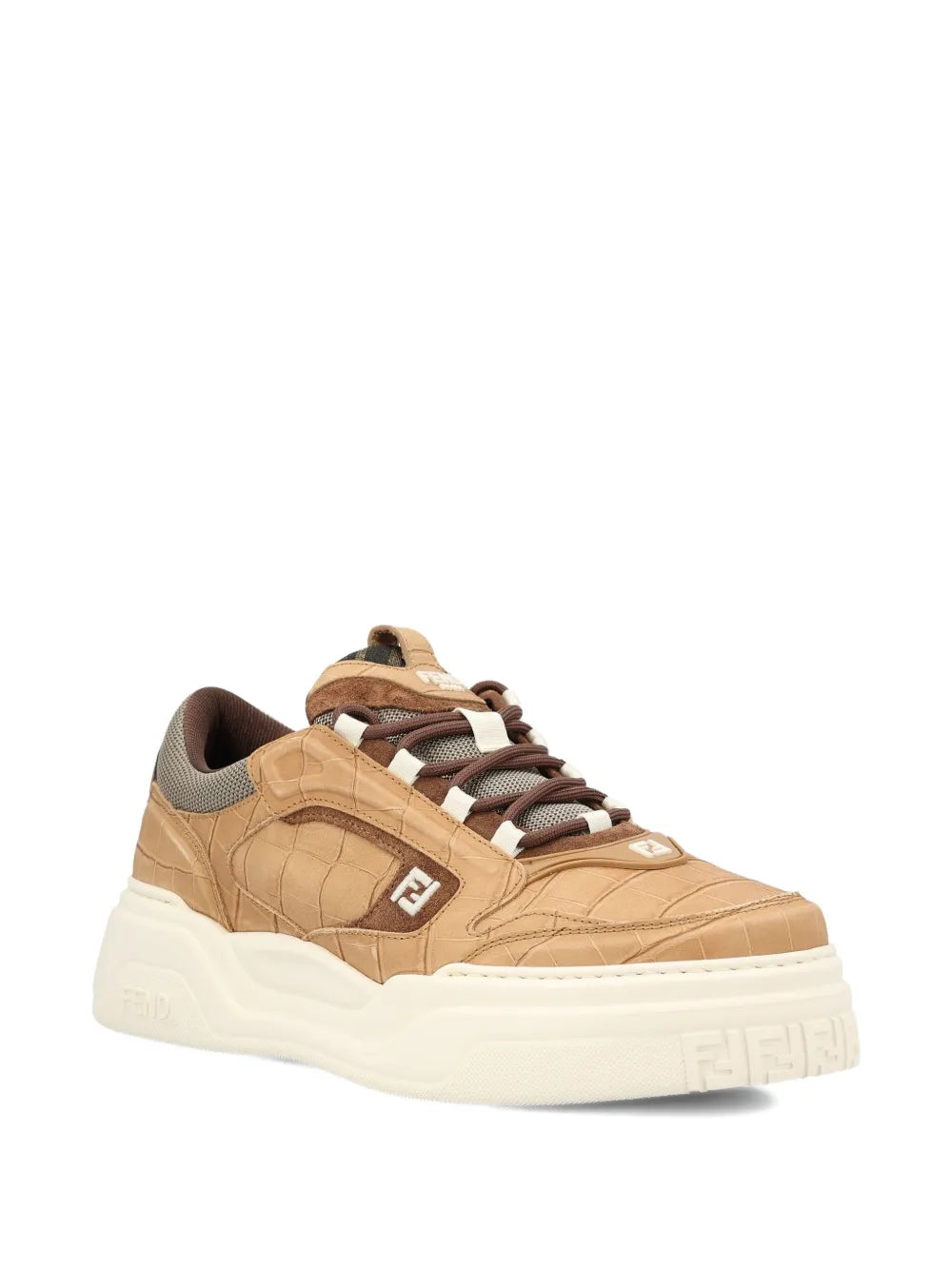 Fendi Logo-Embossed Sneakers