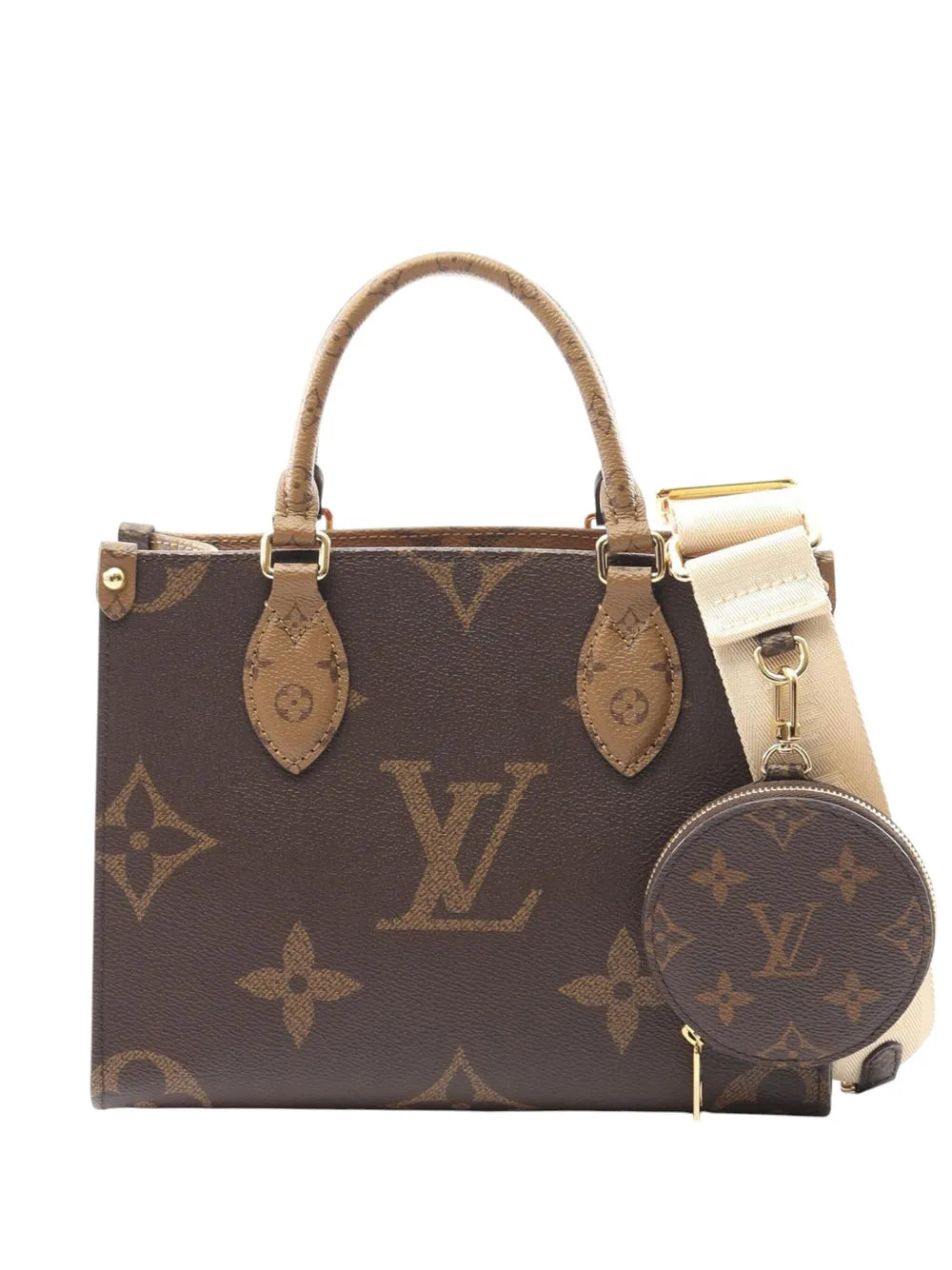 Pre-OwnedLouis Vuitton Pre-Owned2000-2025 Monogram Reverse Giant OnTheGo PM satchel