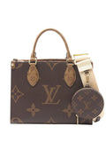 Pre-OwnedLouis Vuitton Pre-Owned2000-2025 Monogram Reverse Giant OnTheGo PM satchel