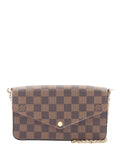 Pre-OwnedLouis Vuitton Pre-Owned2019 Damier Ebene Pochette Felicie crossbody bag
