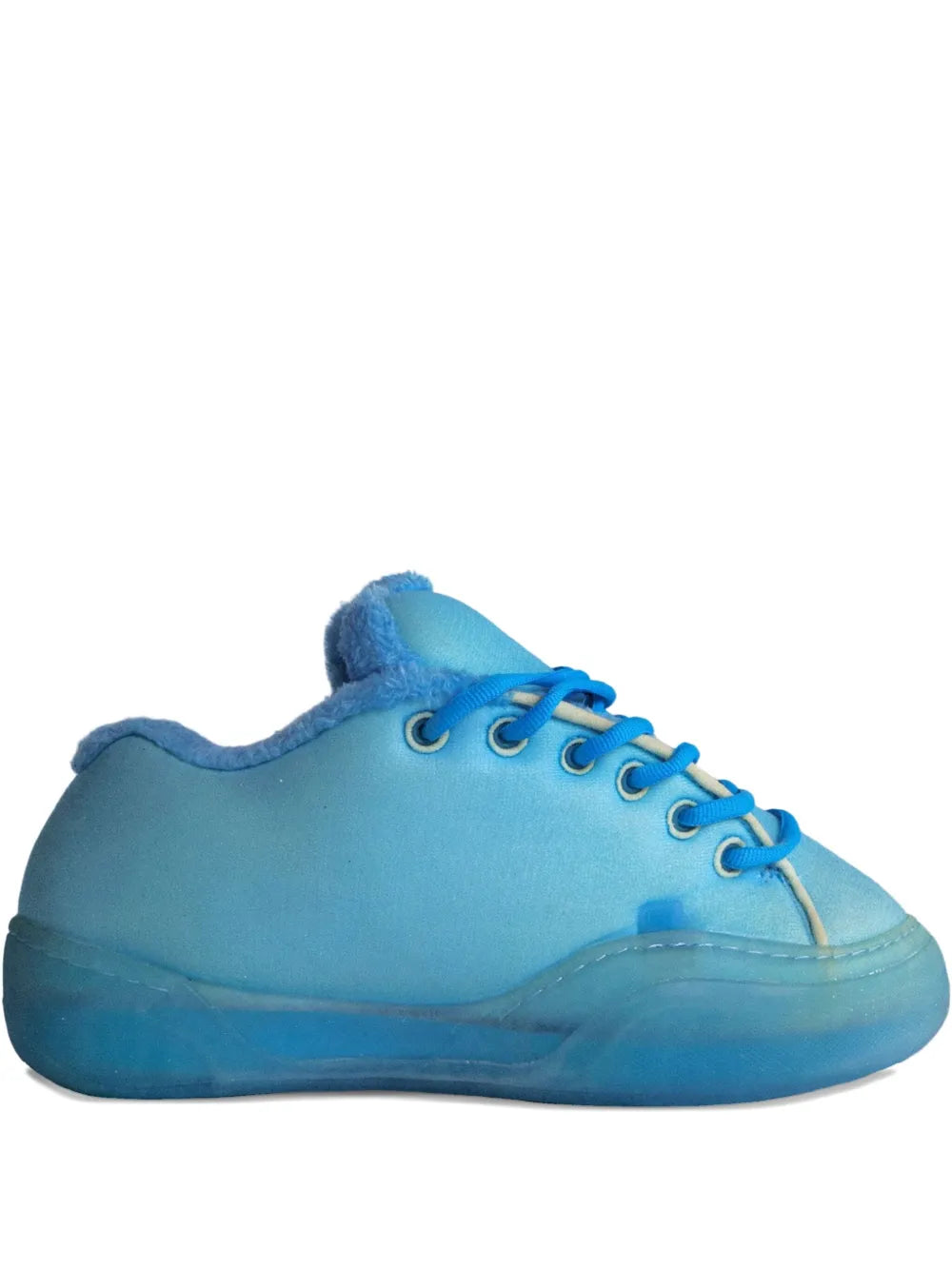 Erl Skate Faux-Fur Trim Sneakers