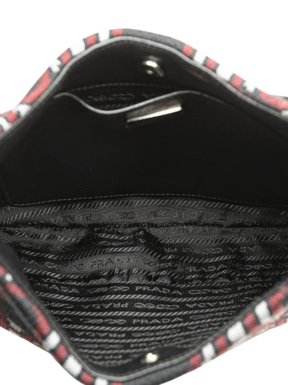 Pre-OwnedPrada Pre-Owned2000-2013 Jacquard Knit Cleo shoulder bag