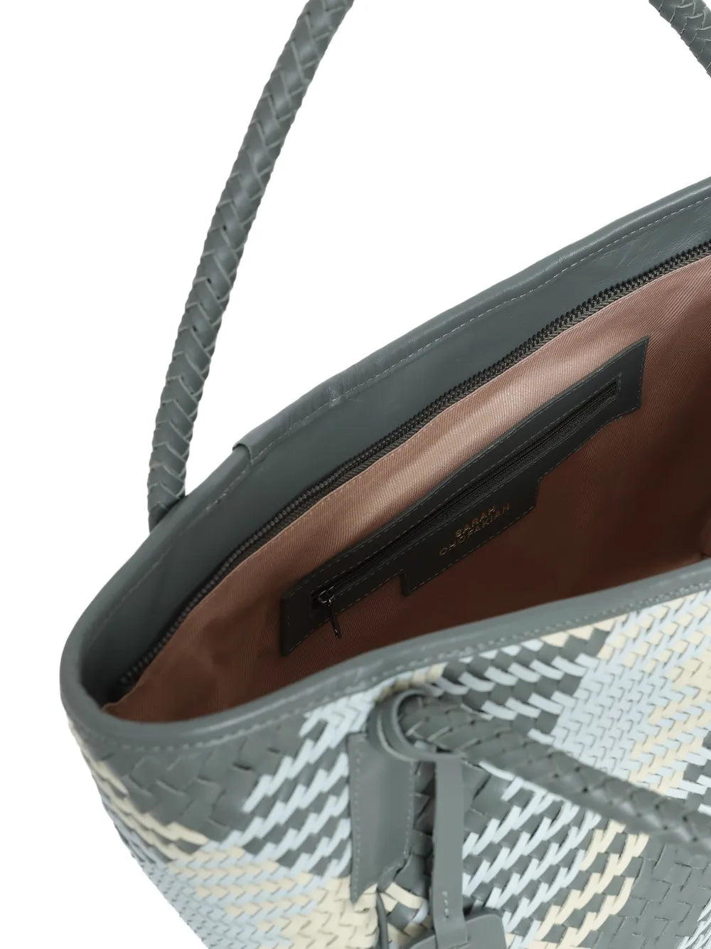 New SeasonSarah ChofakianNougat woven handle shoulder bag