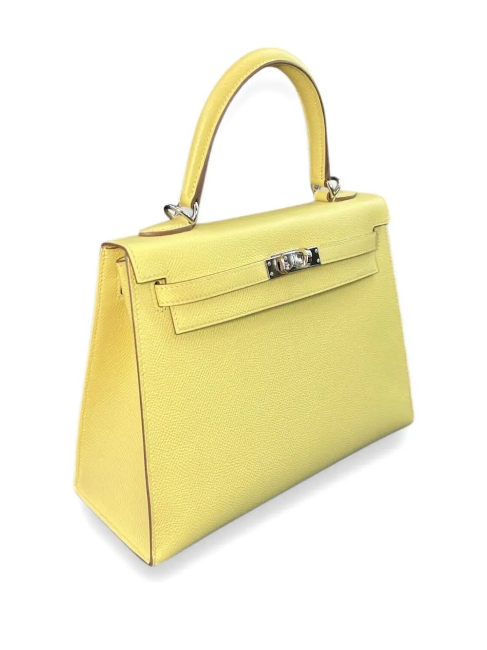 Pre-OwnedHermre-Owned2022 Kelly Sellier 25 Epsom-leather palladium-hardware tote bag