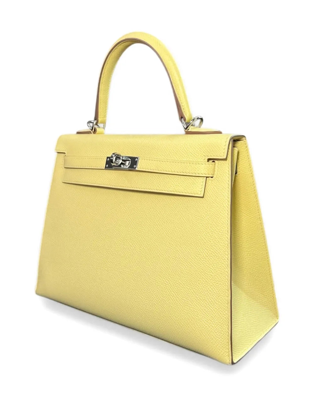 Pre-OwnedHermre-Owned2022 Kelly Sellier 25 Epsom-leather palladium-hardware tote bag
