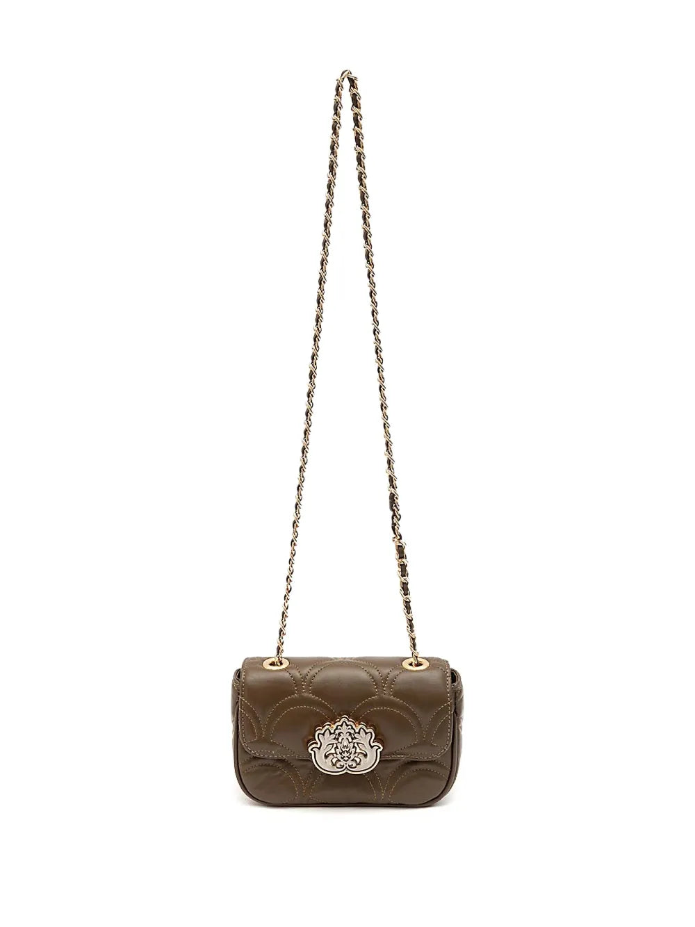 IslaSirena quilted appliqu?chain shoulder bag
