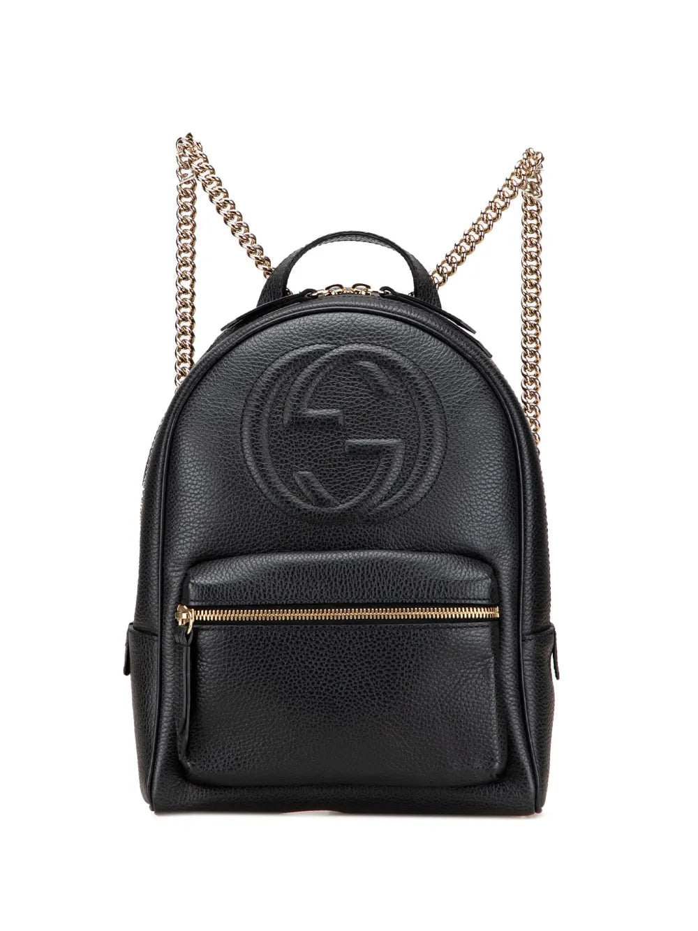 Pre-OwnedGucci Pre-Owned2000-2015 Pebbled Calfskin Soho Chain backpack