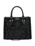 MY BEST BAGembossed panelled tote bag