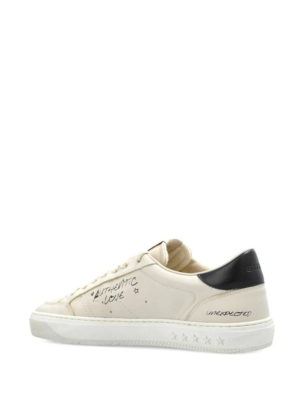 Enterprise Japan Perforated Leather Sneakers