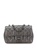 Pre-OwnedCHANEL Pre-Owned2015-2016 Mini Rectangular Classic Metallic Caviar Single Flap crossbody bag