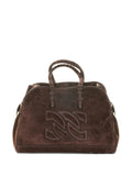 CasadeiPark Avenue suede tote bag