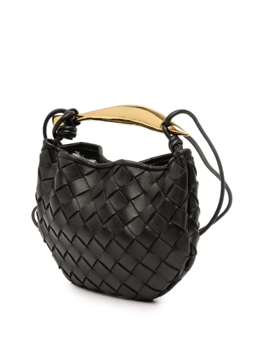 Pre-OwnedBottega Veneta Pre-Owned2021-2025 Baby Lambskin Intrecciato Sardine satchel