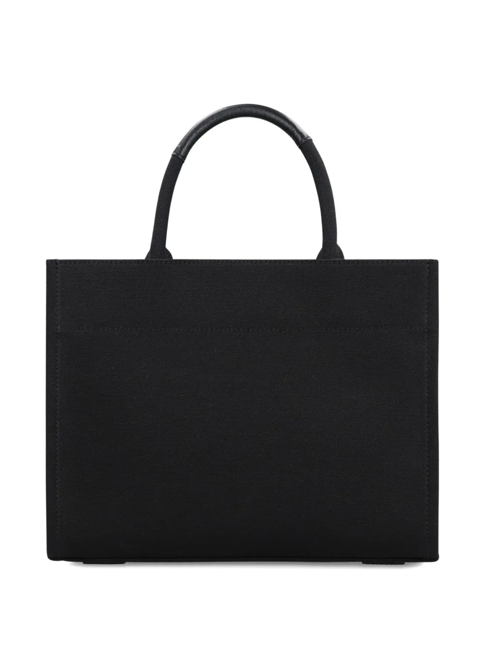 Versacestudded logo canvas tote bag