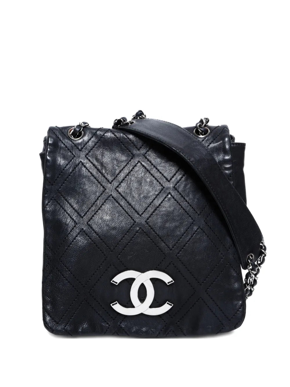 Pre-OwnedCHANEL Pre-Owned 2000-2006 CC diamond-quilted shoulder bag