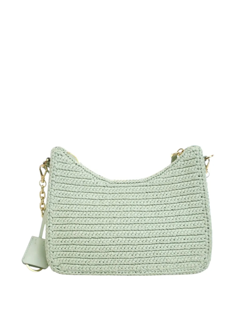 Pre-OwnedPrada Pre-Owned2019-2025 Yarn Effect Raffia Crochet Re Edition 2005 satchel