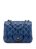 Pre-OwnedCHANEL Pre-Owned2016-2017 Mini Square Classic Lambskin Single Flap crossbody bag