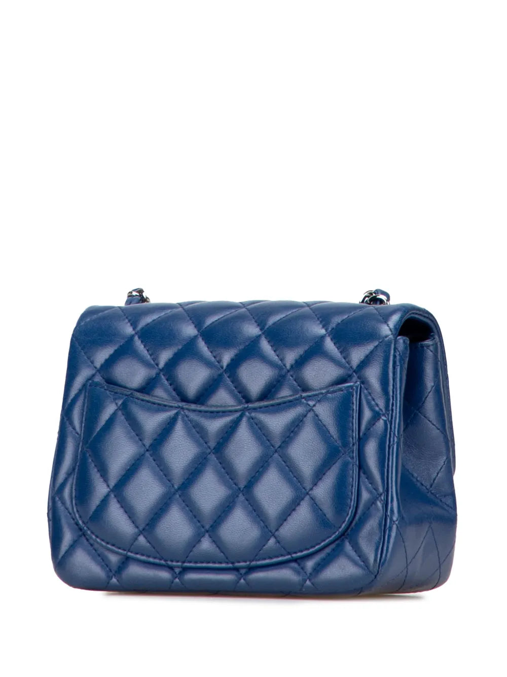 Pre-OwnedCHANEL Pre-Owned2016-2017 Mini Square Classic Lambskin Single Flap crossbody bag