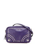 Pre-OwnedPrada Pre-Owned2013-2024 Mini Leather Studded Camera Bag crossbody bag