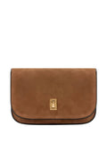 Elisabetta Franchichain-strap suede cross body bag