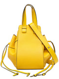 Pre-OwnedLoewe Pre-Owned2010-2025 Small Grained Calfskin Drawstring Hammock satchel