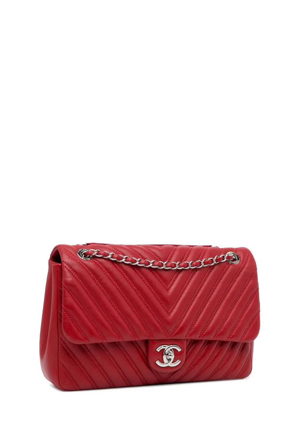 Pre-OwnedCHANEL Pre-Owned2015-2016 Classic Jumbo Lambskin Double Flap shoulder bag