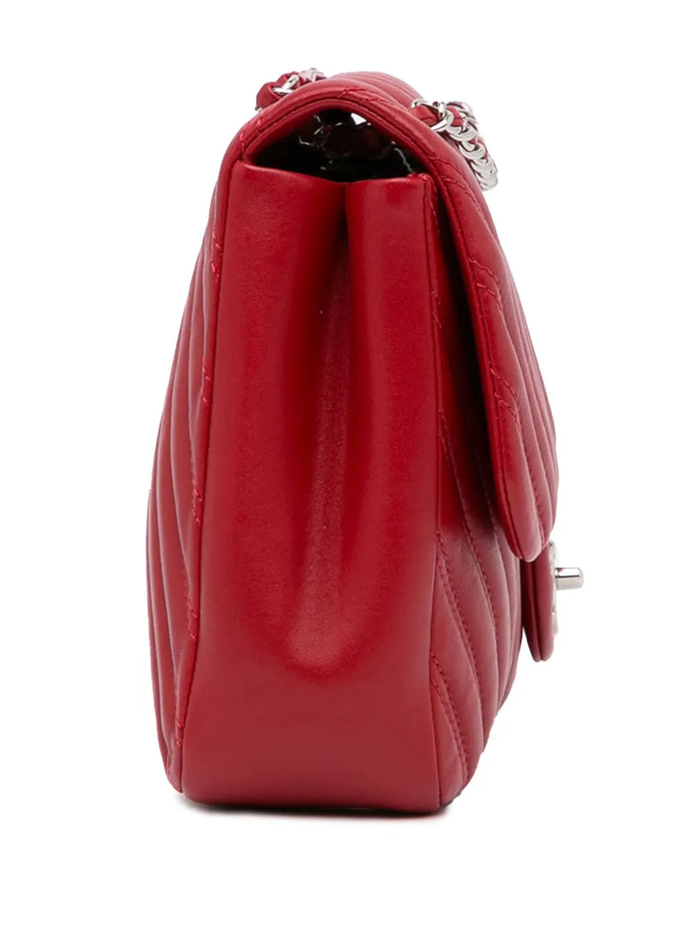 Pre-OwnedCHANEL Pre-Owned2015-2016 Classic Jumbo Lambskin Double Flap shoulder bag
