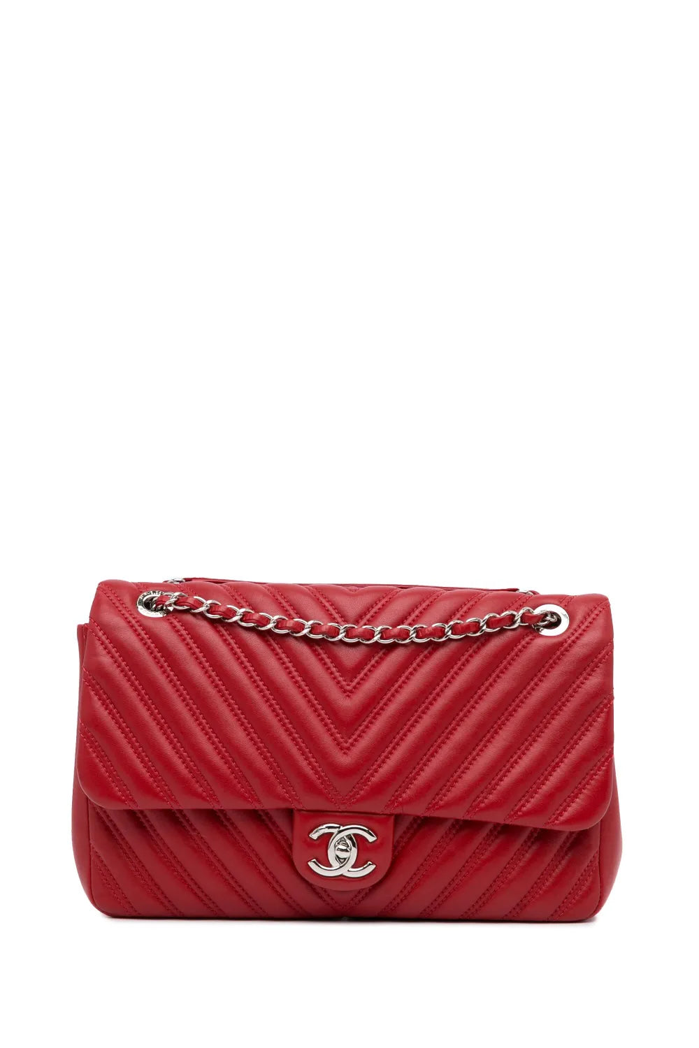 Pre-OwnedCHANEL Pre-Owned2015-2016 Classic Jumbo Lambskin Double Flap shoulder bag