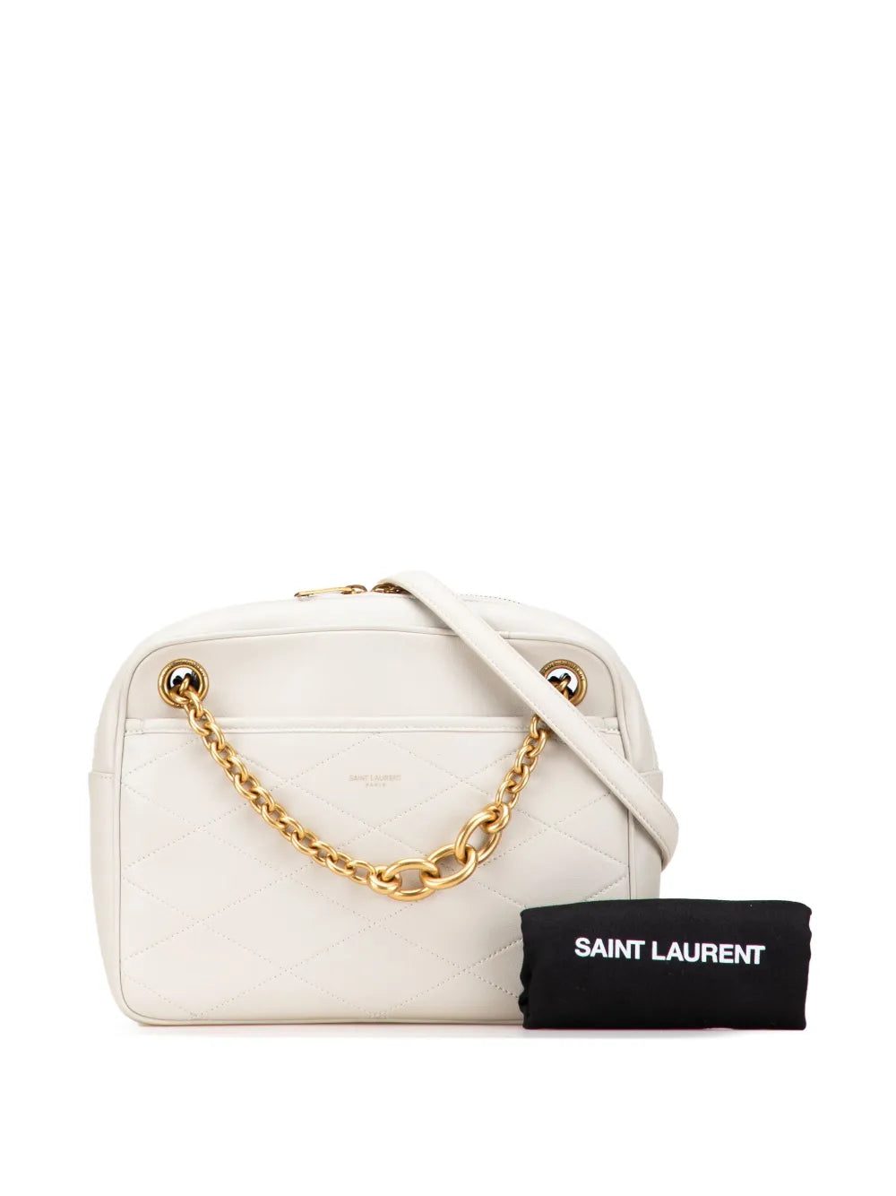 Pre-OwnedSaint Laurent Pre-Owned2021 Quilted Lambskin Le Maillon Chain shoulder bag