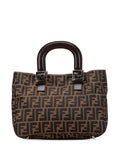 Pre-OwnedFendi Pre-Owned2000-2010 Small Zucca Canvas Twins tote bag