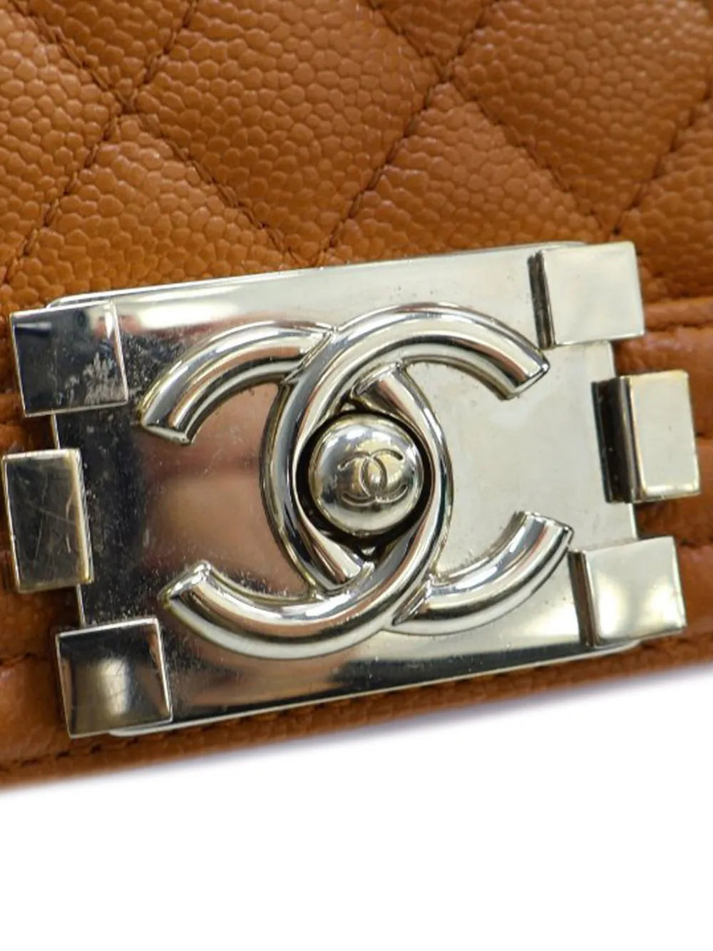 Pre-OwnedCHANEL Pre-Owned2021-2025 Small Quilted Caviar Boy Flap crossbody bag