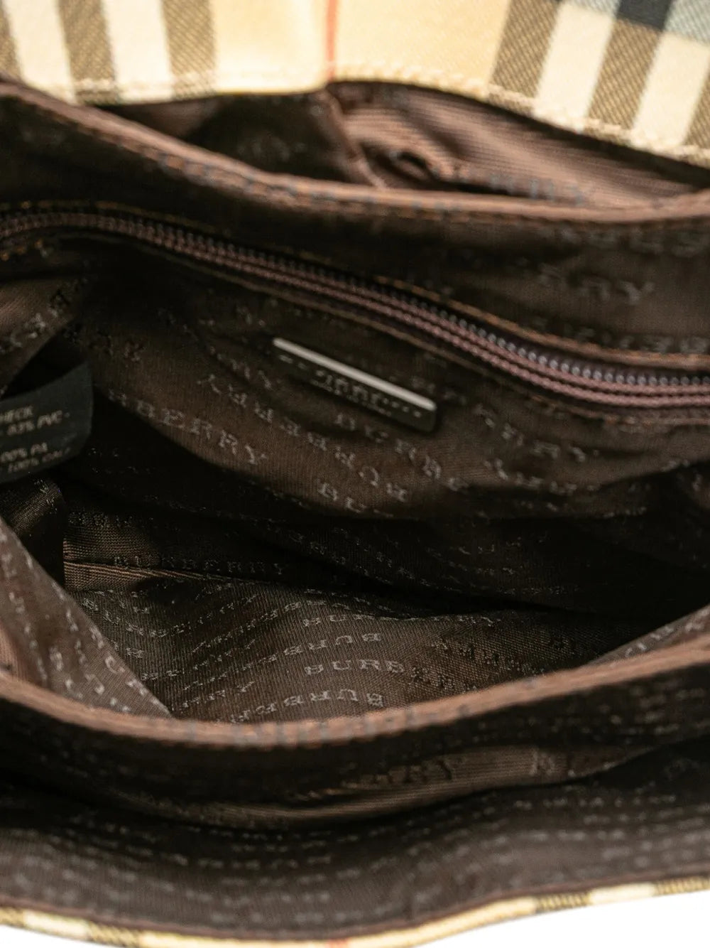 Pre-OwnedBurberry Pre-Owned2000-2017 House Check Coated Canvas backpack