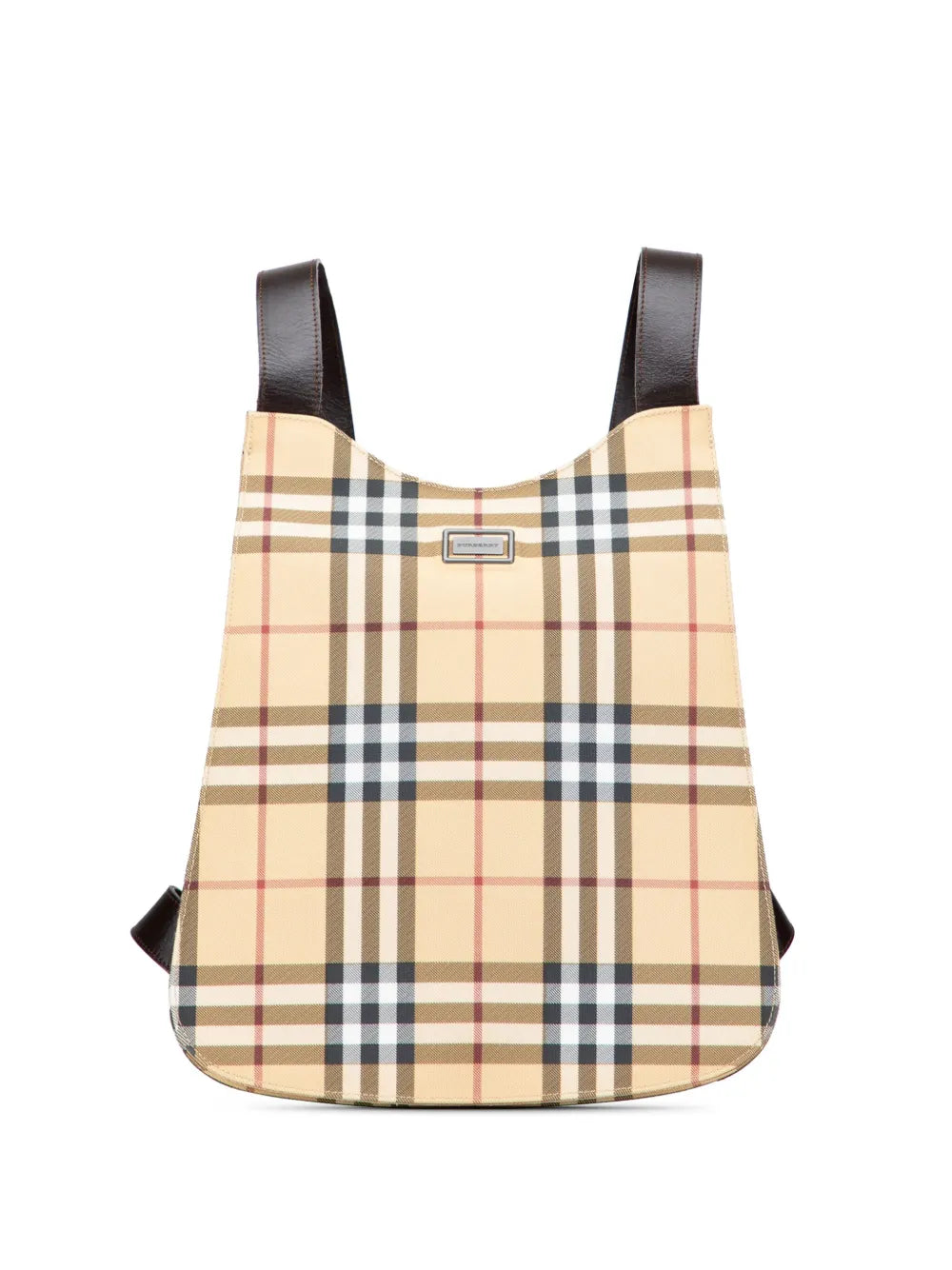 Pre-OwnedBurberry Pre-Owned2000-2017 House Check Coated Canvas backpack