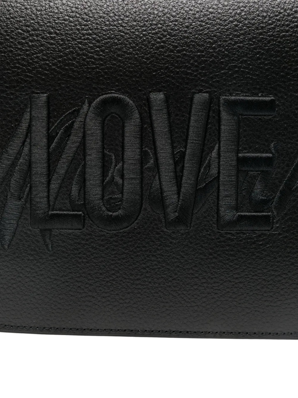 Love Moschinostud-detail logo-embroidered crossbody bag
