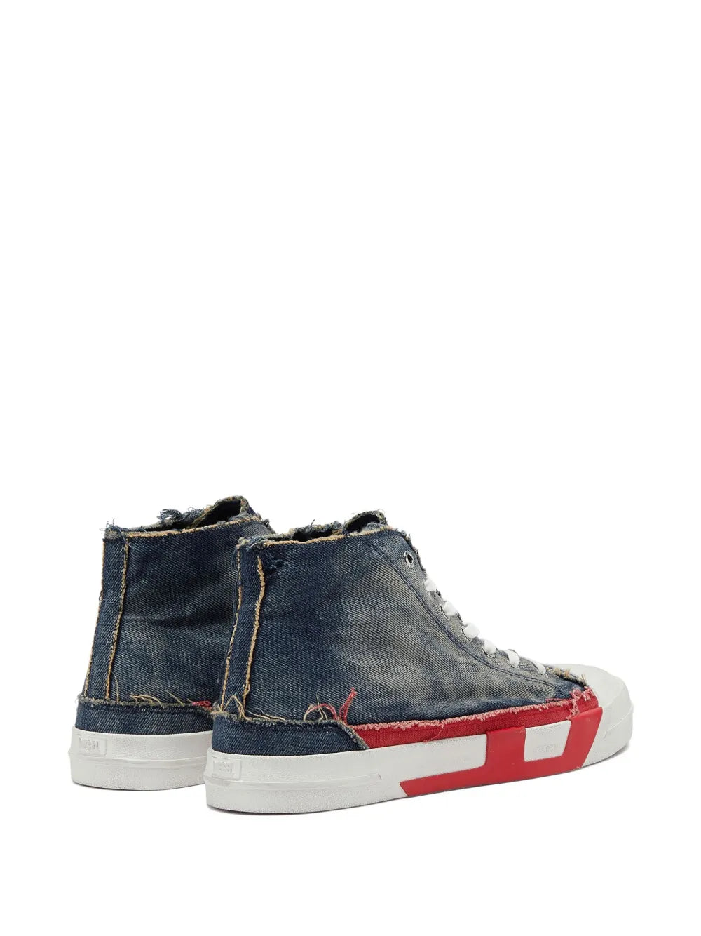 Diesel S-D-Verse Mid Ii Frayed Sneakers