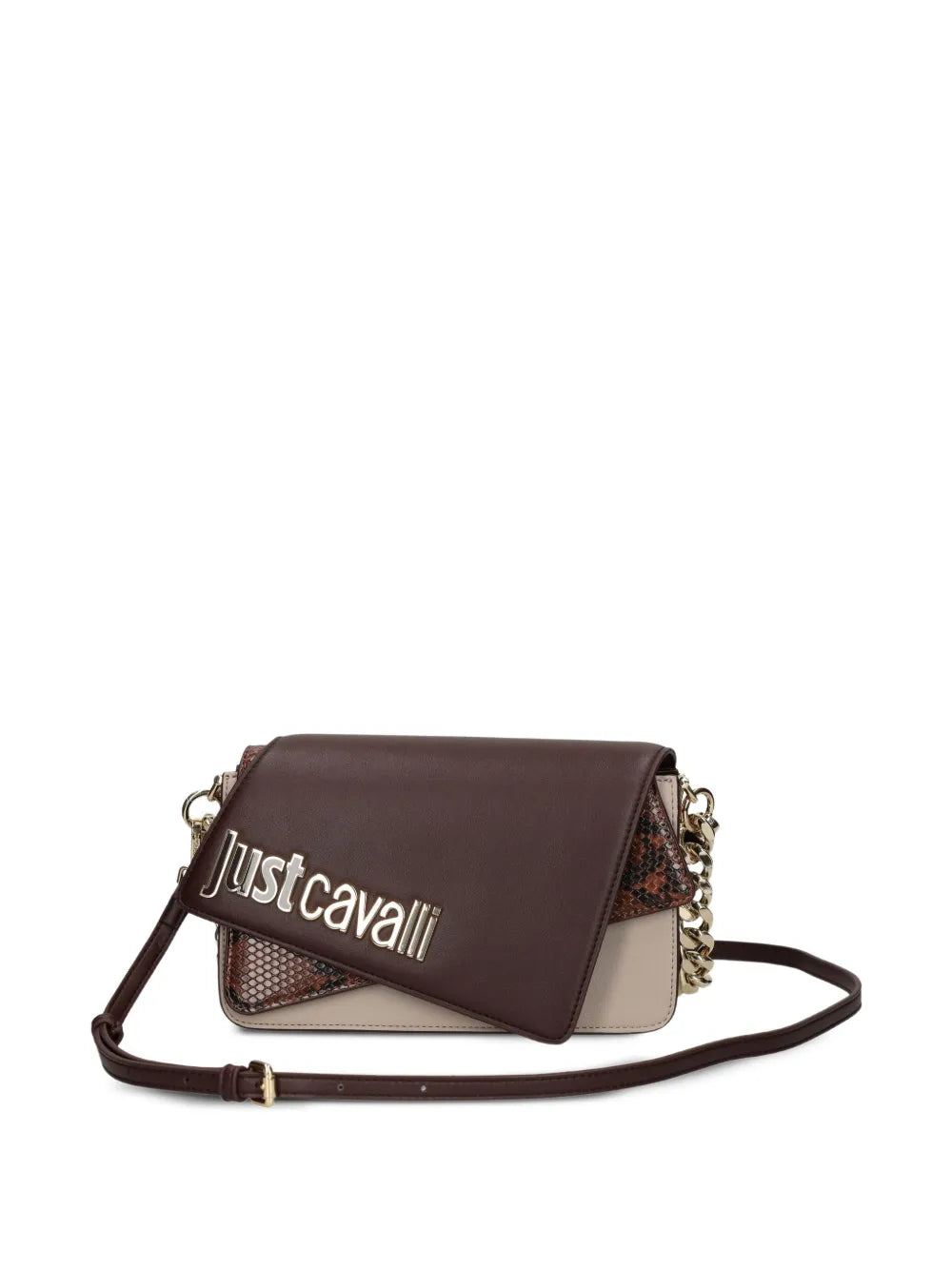 Just Cavallilogo-plaque cross body bag