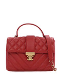 Pre-OwnedCHANEL Pre-Owned2019 Small Mixed Quilt Calfskin In The City Top Handle Bag satchel
