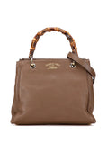 Pre-OwnedGucci Pre-Owned2016-2025 Small Calfskin Bamboo Shopper satchel