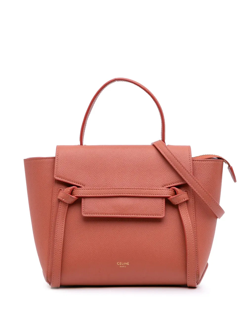 Pre-OwnedCeline Pre-Owned2010 Nano Grained Calfskin Belt Bag satchel