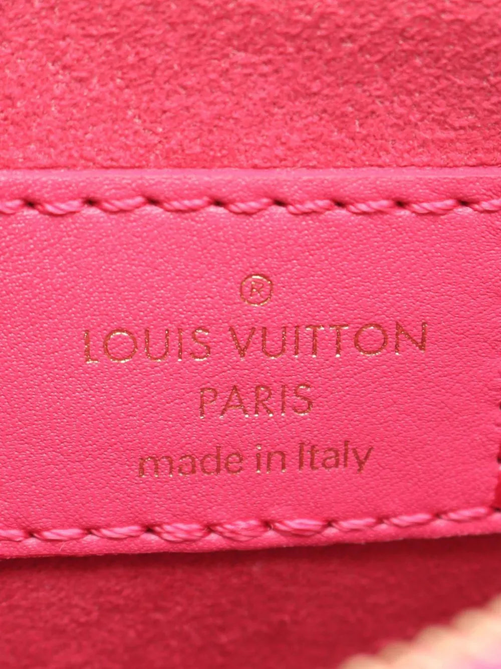 Pre-OwnedLouis Vuitton Pre-Owned2021-2025 Embossed Calfskin Nanogram Lexington Pouch satchel
