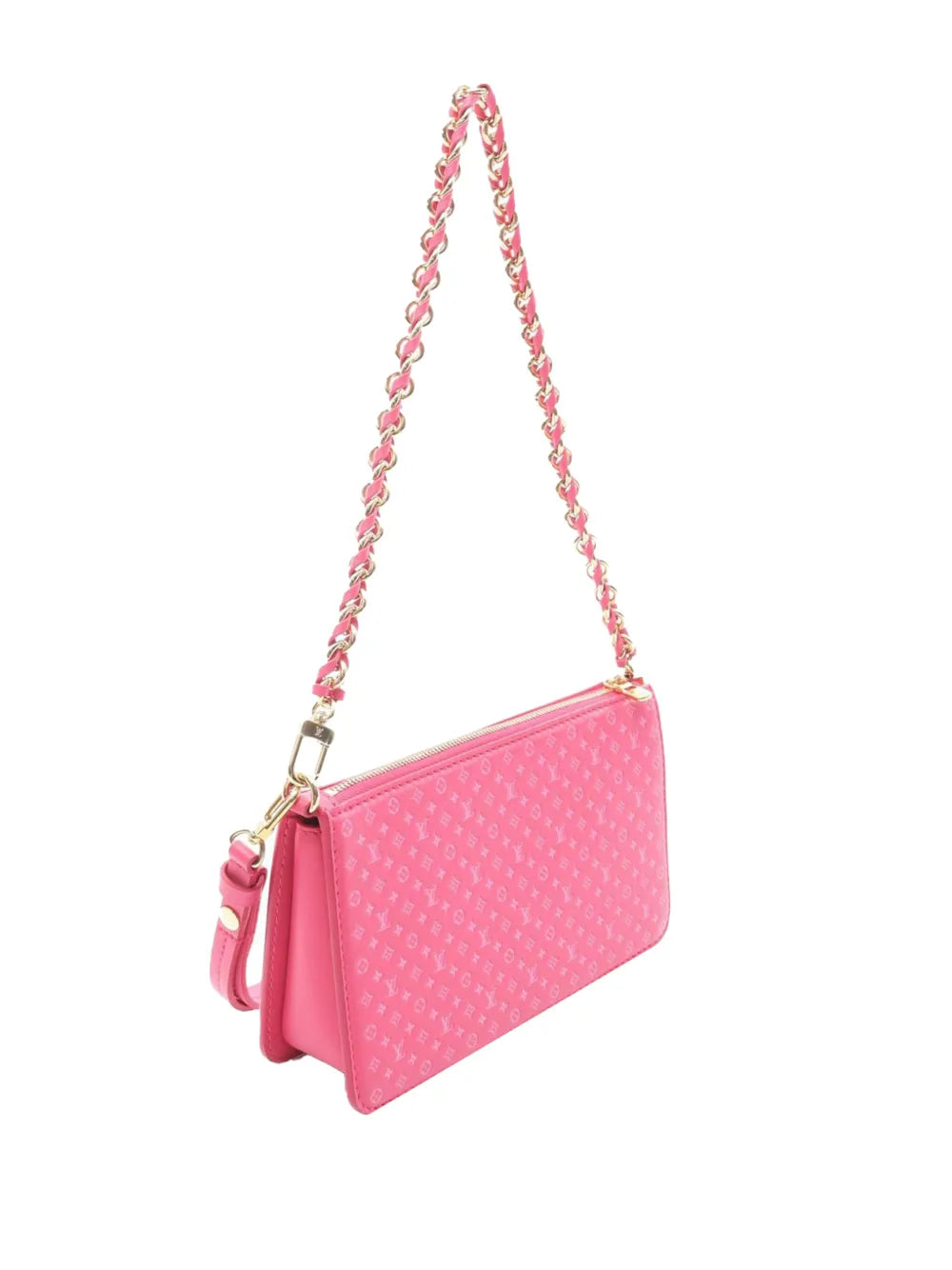 Pre-OwnedLouis Vuitton Pre-Owned2021-2025 Embossed Calfskin Nanogram Lexington Pouch satchel