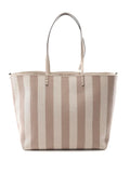 Pre-OwnedFendi Pre-Owned2018-2025 Large Zucca Canvas Pequin Striped Reversible Roll tote bag