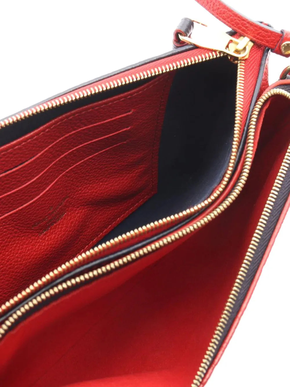 Pre-OwnedLouis Vuitton Pre-Owned2020 Monogram Empreinte Double Zip Pochette crossbody bag