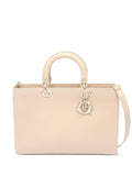 Pre-OwnedChristian Dior Pre-Owned2021-2025 Large Bullcalf Lady D Sire satchel